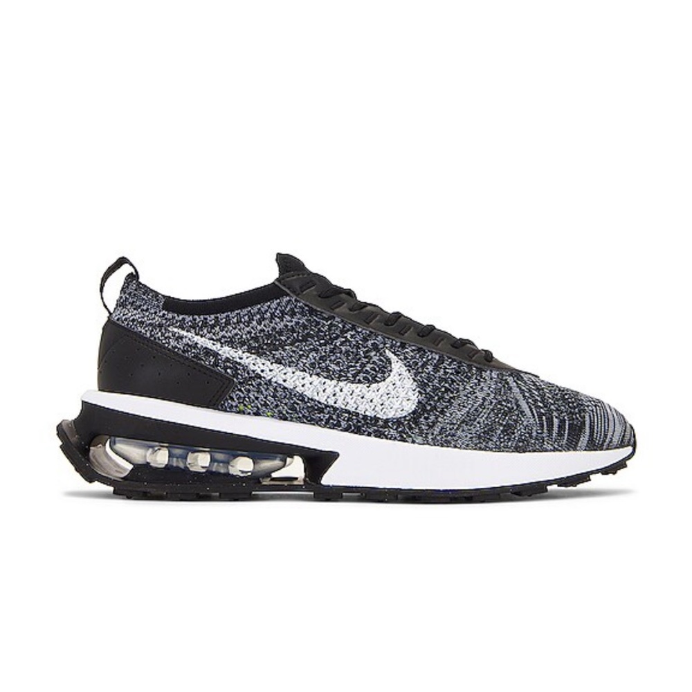 Nike Air Max Flyknit Racer Running Sneakers Black Grey Sz 9 - Picture 2 of 15